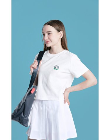 메스타리 배드민턴 RACKET CROP 크롭티 화이트 CT3010