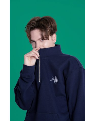 메스타리 배드민턴 ABCD HALF ZIPUP (남녀공용 반집업) 네이비 CZ1202