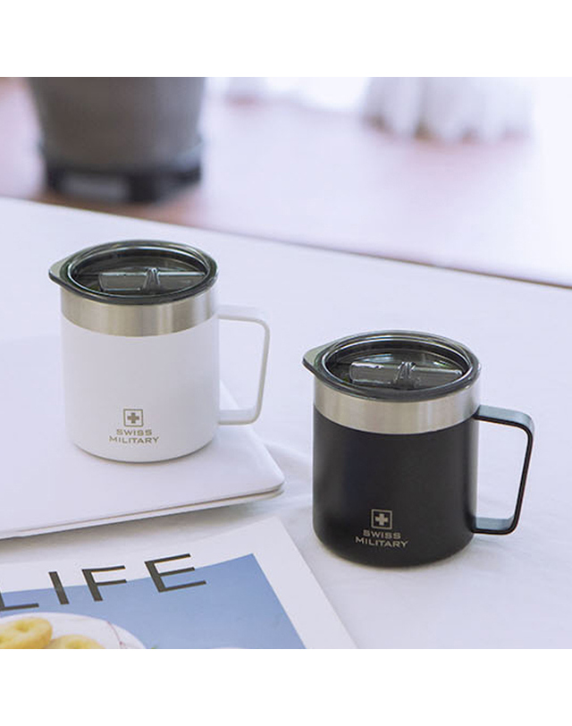 스위스밀리터리 스위스밀리터리 베른캠프 보온컵 보냉컵 머그 콜드컵 OKK-TY350 350ml 착용컷