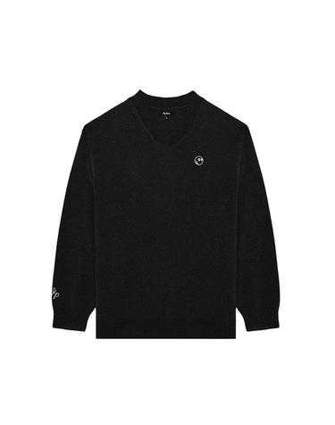 [밀라코/국내발송] 말본골프 넥 메리노 울 스웨터 M5211LKT04BLK