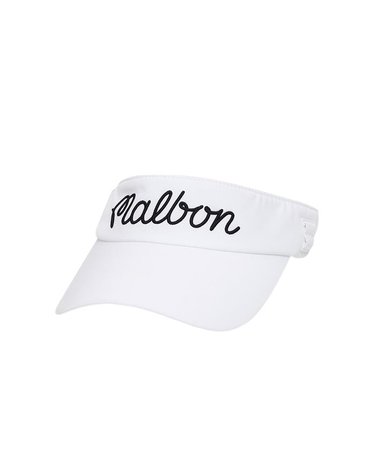 [밀라코/국내발송] 말본골프 로고 티 홀더 바이저 M5141WVS05WHT