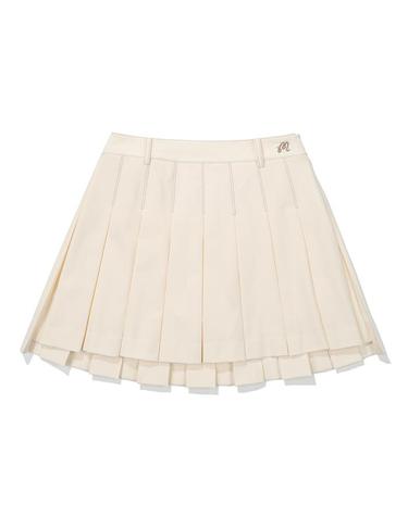 [밀라코/국내발송] 말본골프 스티치 포인트 볼케이스 스커트 M5122PSK14IVY