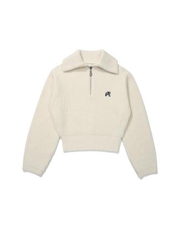 [밀라코/국내발송] 말본골프 아나이스 하프집업 스웨터 IVORY M5112LKT32IVY