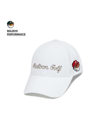[밀라코/국내발송] 말본골프 블레이즈 버킷 스크립트 볼캡 WHITE M5343WCP03WHT