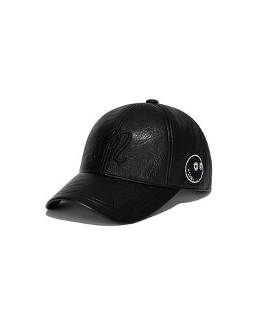 [밀라코/국내발송] 말본골프 말본 레더 볼캡 BLACK M5343PCP07BLK