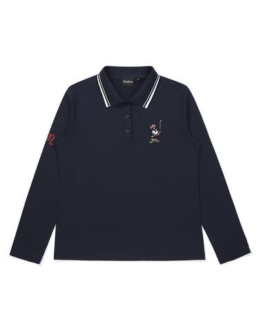 [밀라코/국내발송] 말본골프 슬림핏 카라 피케 티셔츠 NAVY M5322PTL12NVY