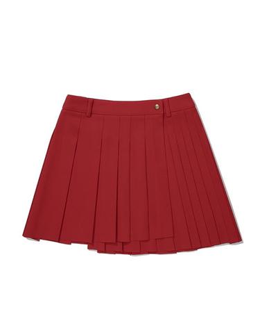 [밀라코/국내발송] 말본골프 TR 언발란스 플리츠 스커트 RED M5322PSK17RED