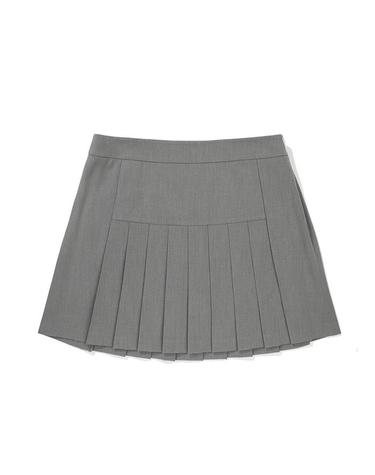 [밀라코/국내발송] 말본골프 캐주얼 플리츠 스커트 MELANGE GRAY M5322PSK14MGR