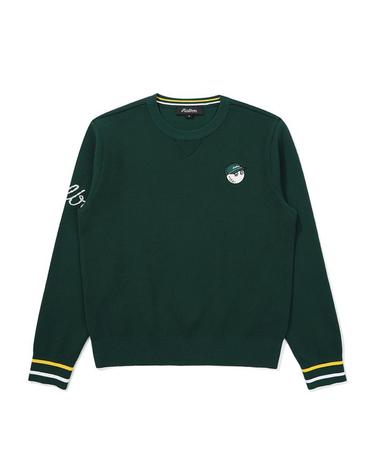 [밀라코/국내발송] 말본골프 버킷 포인트 베이직 라운드 니트 GREEN M5322PKT15GRN