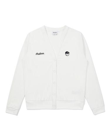[밀라코/국내발송] 말본골프 저지 플리츠 가디건 OFF WHITE M5322PKO10OWT