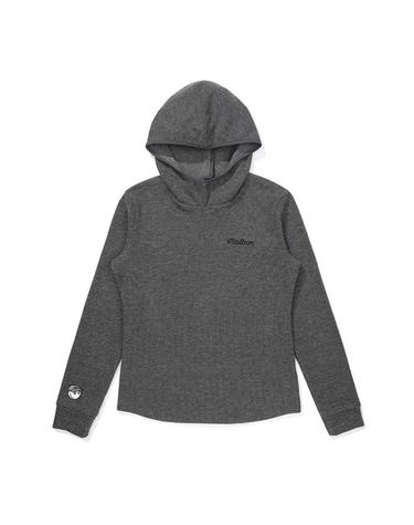 [밀라코/국내발송] 말본골프 하이브리드 후드 티셔츠 DARK MELANGE GREY M5322PIN12MGD