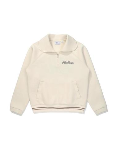 [밀라코/국내발송] 말본골프 에어리 반집업 맨투맨 티셔츠 CREAM M5322PFS11CRM