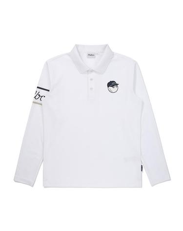 [밀라코/국내발송] 말본골프 기능성 소재 긴팔 폴로 티셔츠 WHITE M5321PTL03WHT