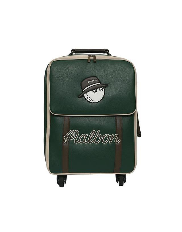 말본골프 [밀라코/국내발송] 말본골프 뉴본 클래식 트롤리 보스턴백 GREEN M5343PBO33GRN 착용컷