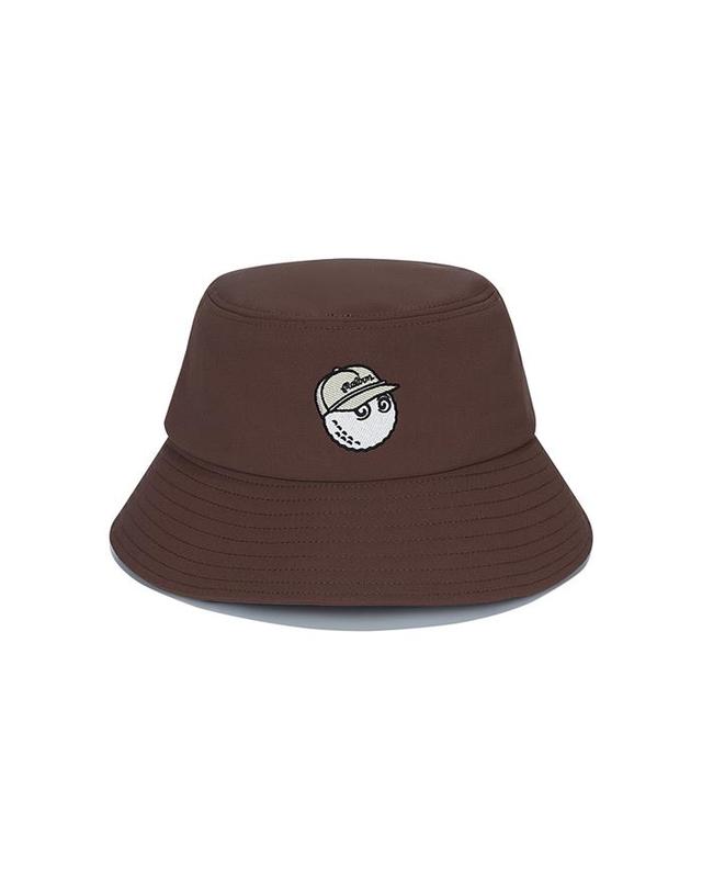 말본골프 [밀라코/국내발송] 말본골프 말본 로고 티 홀더 버킷햇 BROWN M5343PHT02BRN 착용컷
