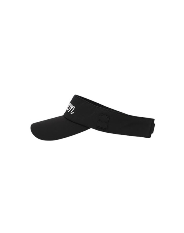말본골프 [밀라코/국내발송] 말본골프 로고 티 홀더 바이저 M5141WVS05BLK 착용컷