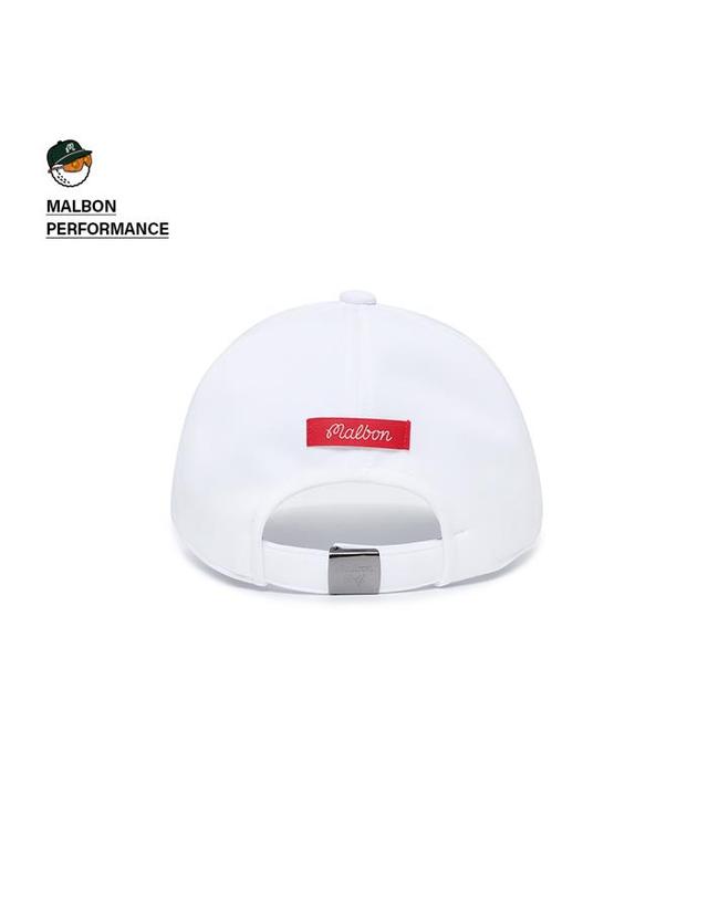 말본골프 [밀라코/국내발송] 말본골프 퍼포먼스 볼마커 볼캡 M5143WCP03WHT 착용컷