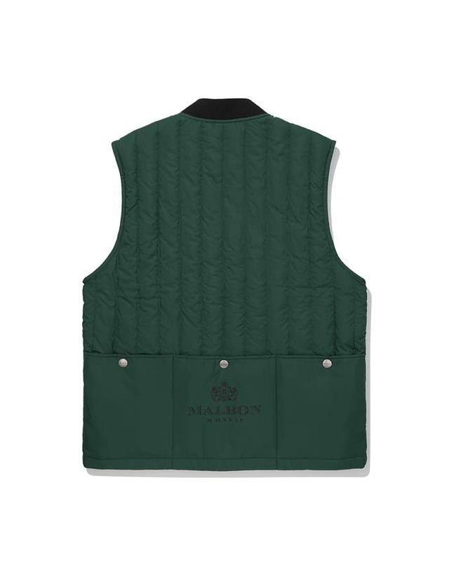 말본골프 [밀라코/국내발송] 말본골프 버킷 경량 다운 베스트 GREEN M5321PDV01GRN 착용컷