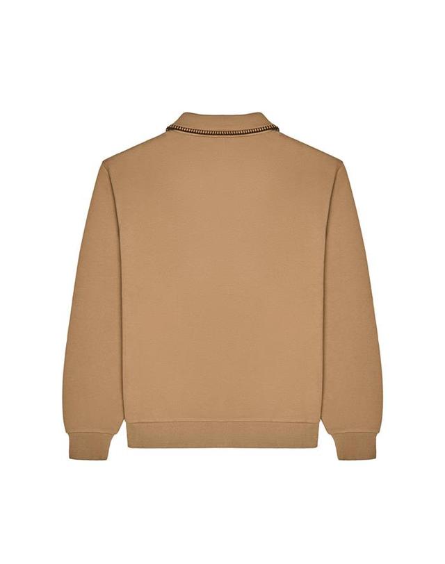 말본골프 [밀라코/국내발송] 말본골프 맥스웰 스웨트 셔츠 DARK BEIGE M5311LJK19DBE 착용컷