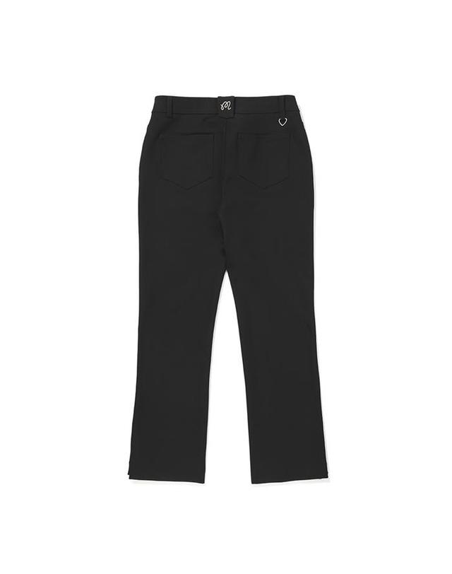 말본골프 [밀라코/국내발송] 말본골프 약기모 부츠컷 팬츠 BLACK M5422PPT51BLK 착용컷