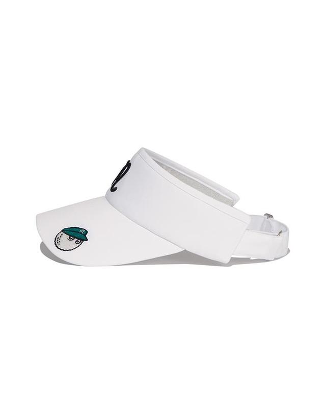 말본골프 [밀라코/국내발송] 말본골프 유니 테리 바이저 WHITE M5343PVS04WHT 착용컷