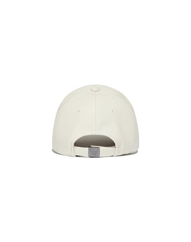 말본골프 [밀라코/국내발송] 말본골프 말본 레더 볼캡 BEIGE M5343PCP07BEI 착용컷