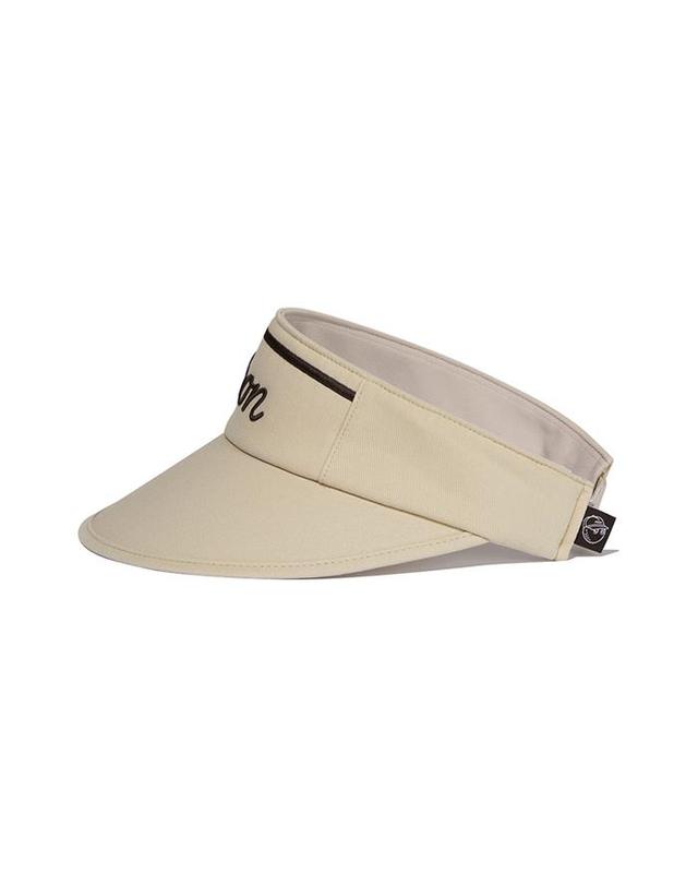 말본골프 [밀라코/국내발송] 말본골프 와이드 레인징 바이저 BEIGE M5342PVS05BEI 착용컷
