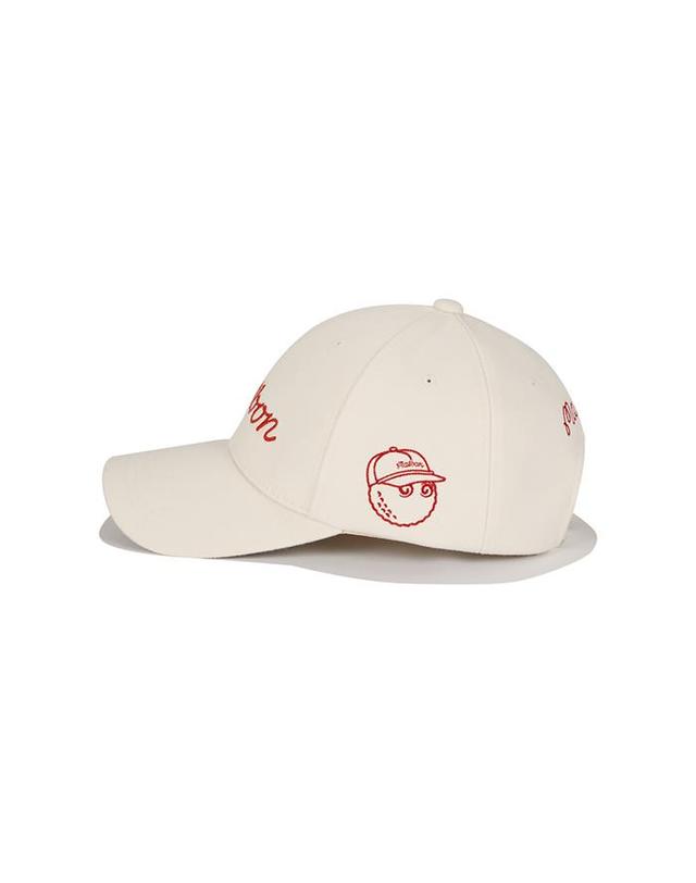 말본골프 [밀라코/국내발송] 말본골프 말본 울 볼캡 IVORY M5341PCP06IVY 착용컷