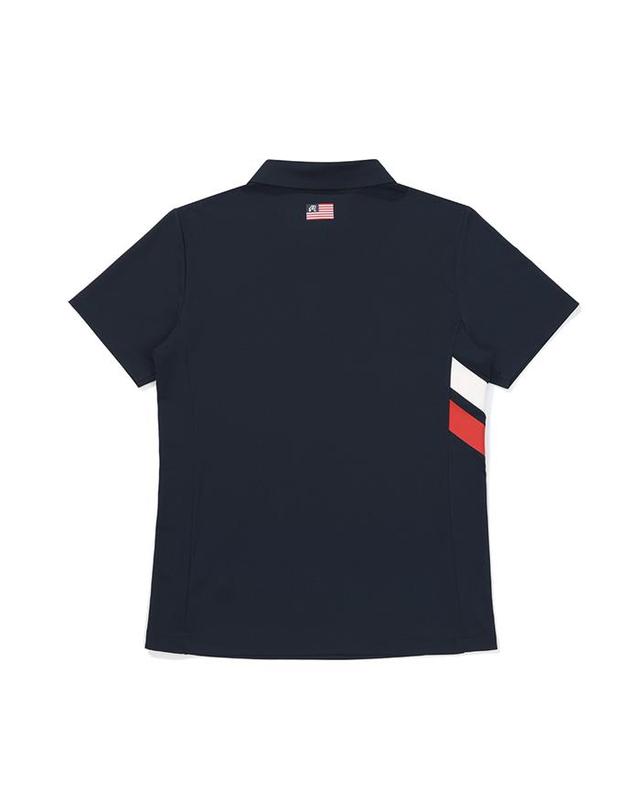말본골프 [밀라코/국내발송] 말본골프 포인트 컬러 티셔츠 NAVY M5322PTS12NVY 착용컷