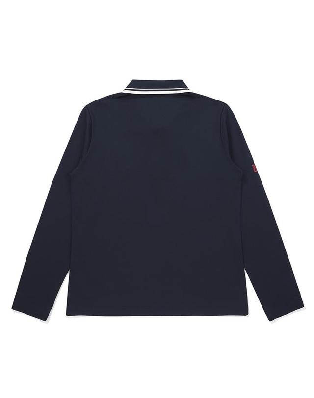 말본골프 [밀라코/국내발송] 말본골프 슬림핏 카라 피케 티셔츠 NAVY M5322PTL12NVY 착용컷
