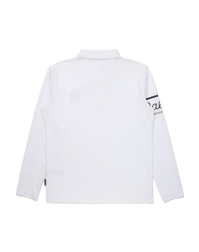 말본골프 [밀라코/국내발송] 말본골프 기능성 소재 긴팔 폴로 티셔츠 WHITE M5321PTL03WHT 착용컷