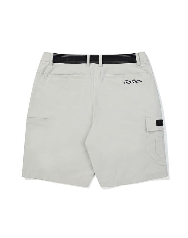 말본골프 [밀라코/국내발송] 말본골프 M 아메리칸 플래그 하프팬츠 GRAY M5321PHP01GRY 착용컷