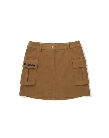 [밀라코/국내발송] 말본골프 카고 코듀로이 스커트 BEIGE M5322PSK19BEI