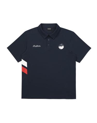 [밀라코/국내발송] 말본골프 XERO 버킷 플래그 폴로 티셔츠 NAVY M5321PTS02NVY