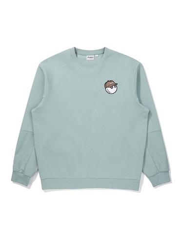 [밀라코/국내발송] 말본골프 버킷 에어리 라운드 맨투맨 DARK MINT M5321PFS02MTD