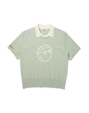 [밀라코/국내발송] 말본골프 5부카라 니트반팔 MINT GREEN M5222PKT31MNT