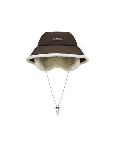[밀라코/국내발송] 말본 패딩 이어머프 버킷햇 BROWN  M5442PHT09BRN