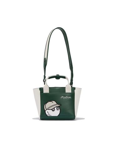 [밀라코/국내발송] 말본 클럽하우스 시그니처 토트백 GREEN M6142PBG02GRN