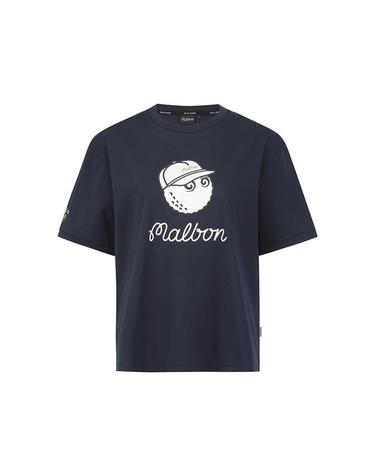 [밀라코/국내발송] 말본  쿨 에센셜 라운드 티셔츠 NAVY  M6222PRS52NVY