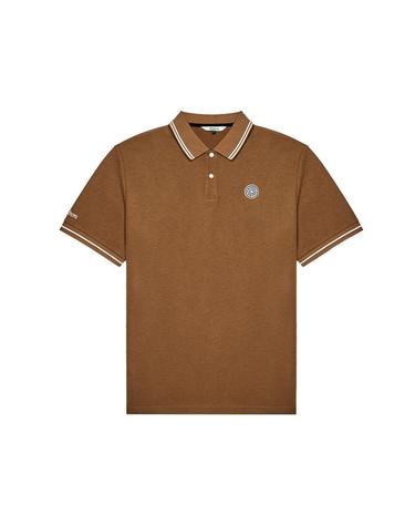 [밀라코/국내발송] 말본 페어웨이 애플리크 피케 폴로 BROWN  M5411LTS08BRN