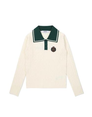 [밀라코/국내발송] 말본  카라형 꽈배기 니트 IVORY  M5322PKT14IVY