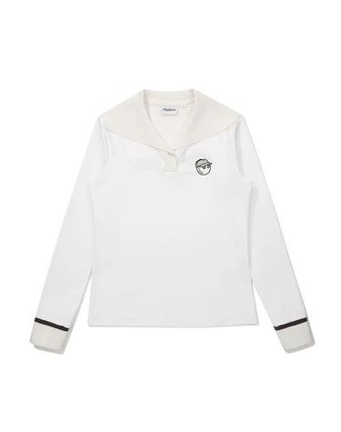 [밀라코/국내발송] 말본  니트 카라티 CREAM  M6122PKT14CRM