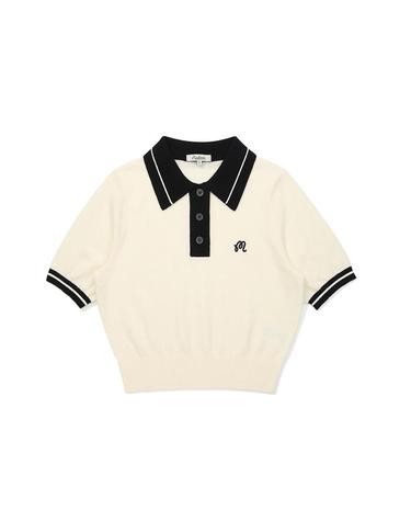 [밀라코/국내발송] 말본  미카일라 니트 폴로 CREAM  M5312LKT31CRM