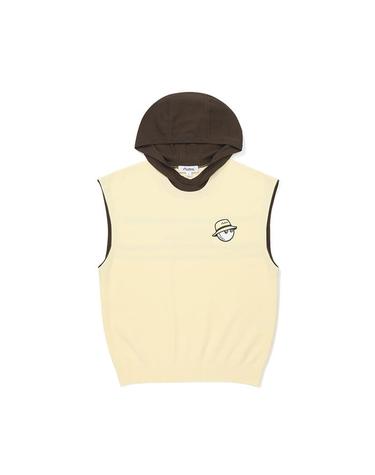 [밀라코/국내발송] 말본  세미오버 니트 베스트 YELLOW  M6122PKV12YEL