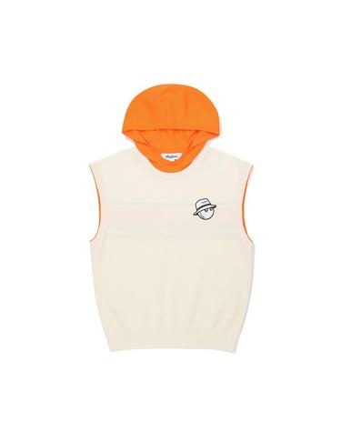 [밀라코/국내발송] 말본  세미오버 니트 베스트 CREAM  M6122PKV12CRM