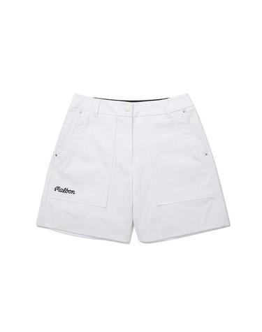 [밀라코/국내발송] 말본  이중직 3부 반바지 OFF WHITE  M6122PHP11OWT