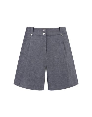 [밀라코/국내발송] 말본  A라인 린넨 코튼 반바지 NAVY  M6222PHP12NVY
