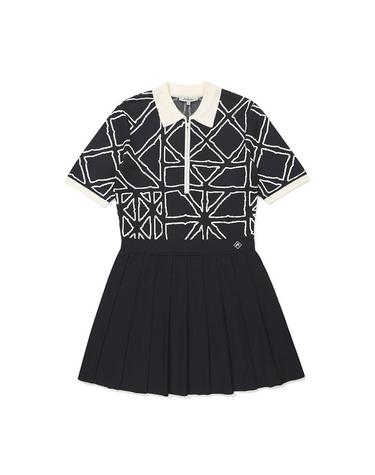[밀라코/국내발송] 말본 VIVIANA 니트 원피스 NAVY  M6112LOP10NVY