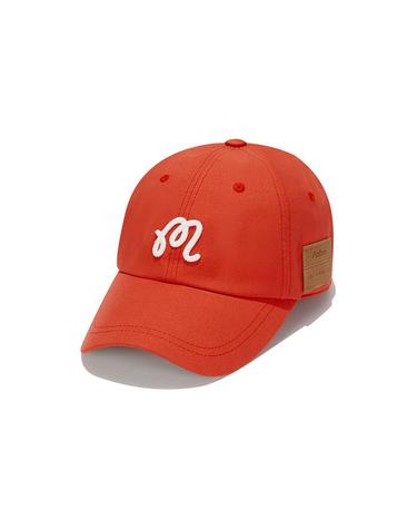 [밀라코/국내발송] 말본 가죽패치 베이직 볼캡 ORANGE M6143PCP03ORG