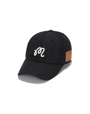 [밀라코/국내발송] 말본 가죽패치 베이직 볼캡 BLACK M6143PCP03BLK